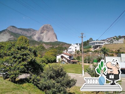 Desfrute da vista do exterior Pedra azul