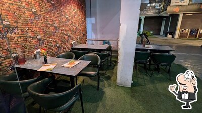 The interior of Munchies (pure vegetarian)