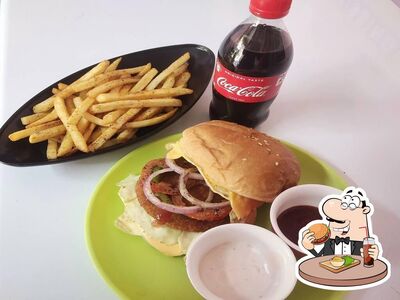 Try out a burger at Mad Macho