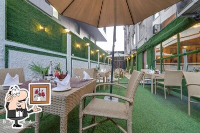 The interior of Niramish Pure Vegetarian Restaurant (Batra Hotels & Residences)