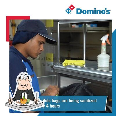 Food at Domino's Pizza