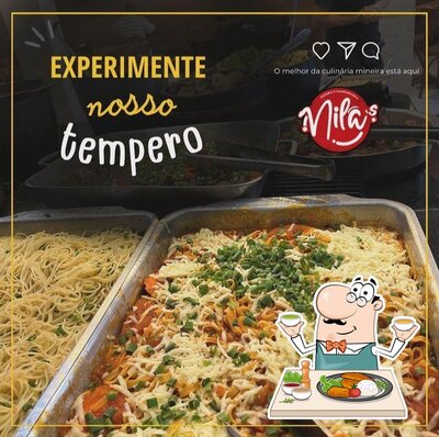 Comida em Mila's Restaurante e Pizzaria