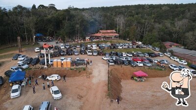 Desfrute da vista do exterior Quiosque bar off road