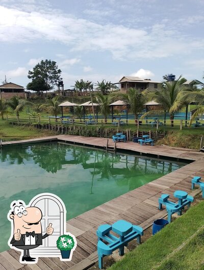 O exterior do Lagoa Azul