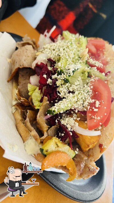 L'intérieur de Hugoo Gemüse Döner