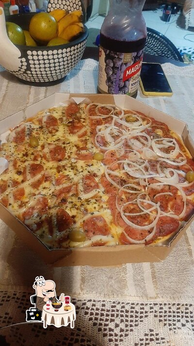 Platos en Pizza da Su Delivery