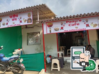 The exterior of Paaji's Cafe
