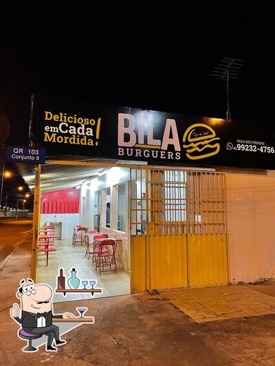 Veja imagens do interior do Bila Burguers
