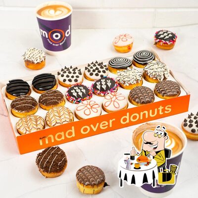 Food at Mad Over Donuts