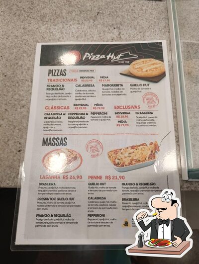 Comida em Pizza Hut
