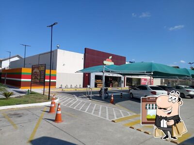 o exterior é uma característica importante do Burger King
