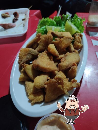 Comida em Churrasco do Gabriel