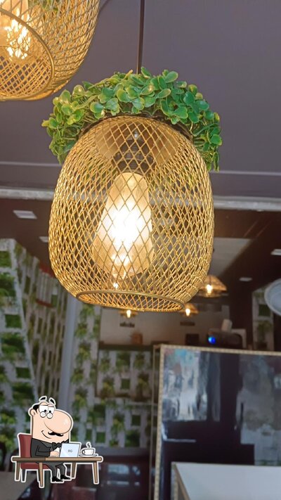 The interior of Sukoon ke do pal cafe