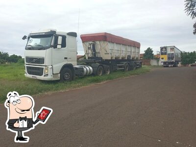 Você pode espairecer no na área externa do Posto Anhanguera