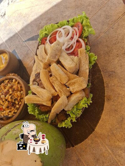 Comida em Restaurante Pérola Negra