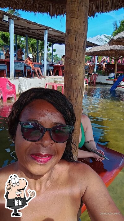 O interior do Restaurante Asa Branca Beach