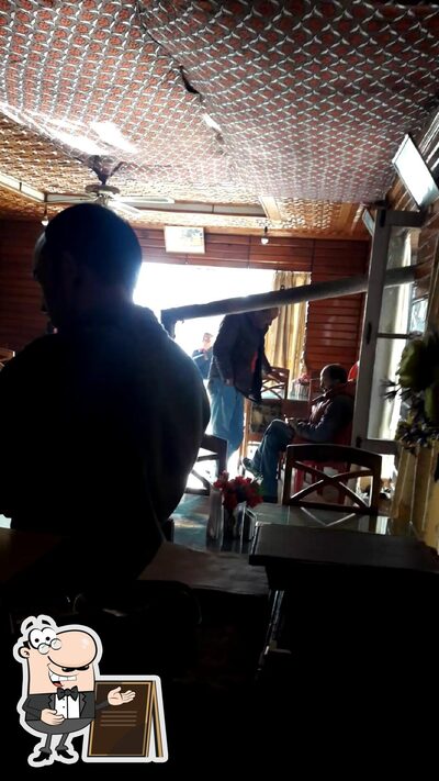 Enjoy the view at the outside area of Down Hill Restaurant