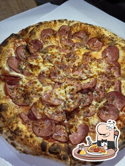 Escolha diferentes variedades de pizza