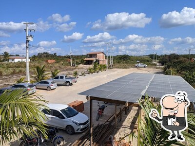Desfrute da vista do exterior Bamboo Society beer