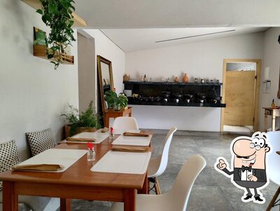 O interior do Pierre Restaurante Vegetariano