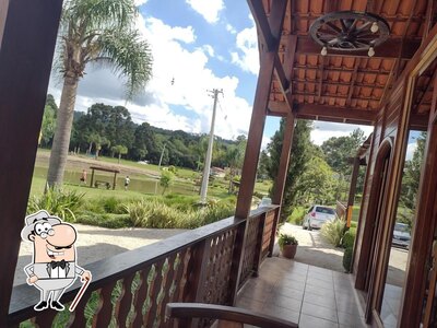 O exterior do Pesqueiro e Restaurante Água Santa