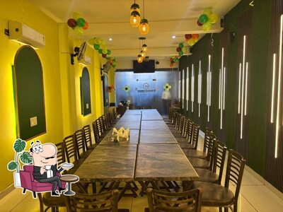 Take a seat at one of the tables at StepInWoods