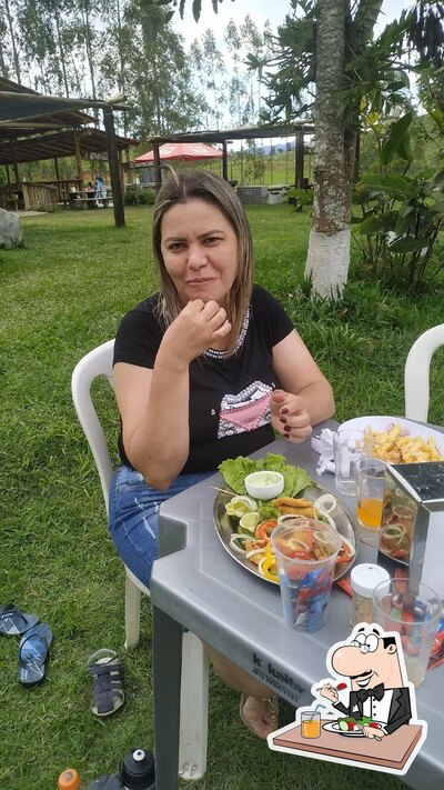 Comida em Pesque e pague do Bigode