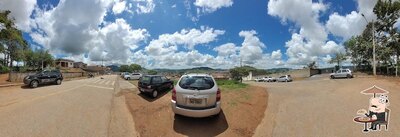 Você pode espairecer no na área externa do Arena Mantiqueira