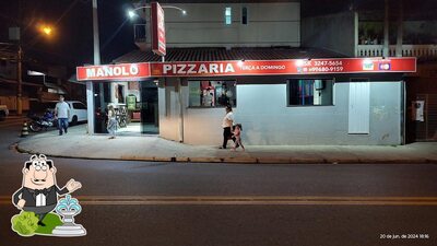 O exterior do Pizzaria Manolo Votorantim