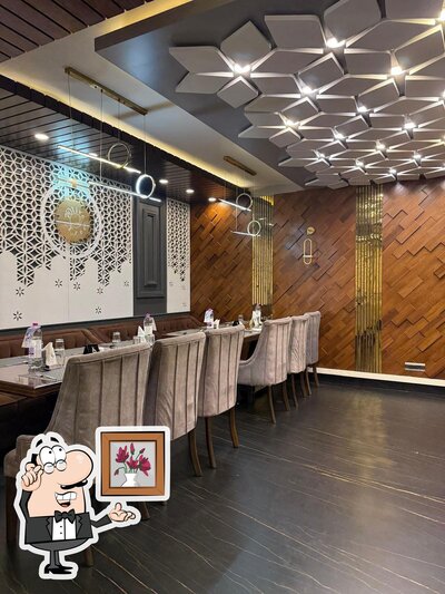 The interior of Olive Tree Fine Dining Restaurant