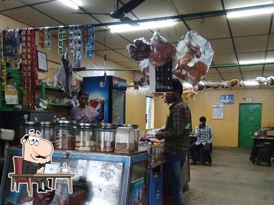 The interior of Maruthi Hotel