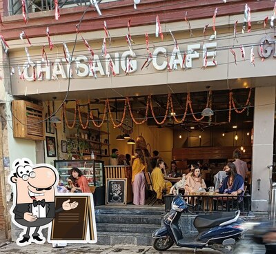 The outside area is an important feature of Anpadh Cafe and Restaurant