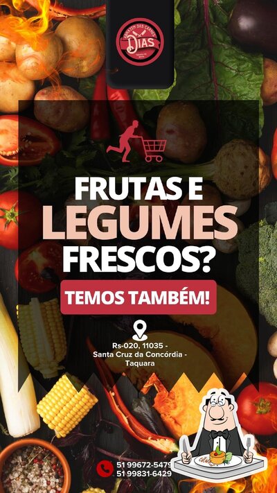 Platos en Armazém das Carnes Dias - Açougue em Taquara
