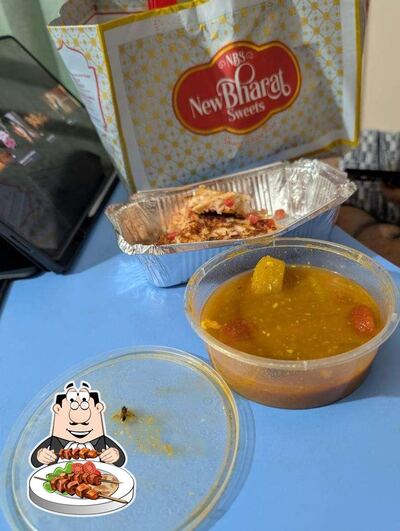 Food at New Bharat Sweets