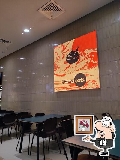 The interior of NMR'S UPTOWN EATS- Lulu Mall, Palakkad