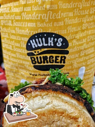 Food at Hulk's Burger