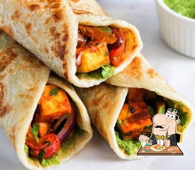 Food at Kathi Roll City