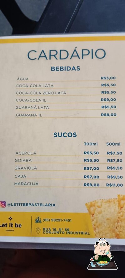 Platos en Pastelaria Let it be