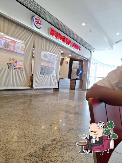 O interior do Burger King