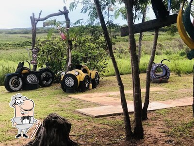 a parte exterior é uma característica importante do Rancho Maravilha