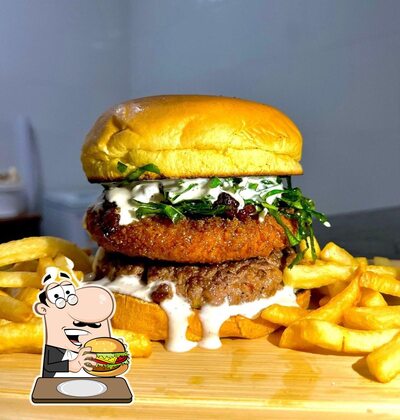 Consiga um hambúrguer no Santos Burguer