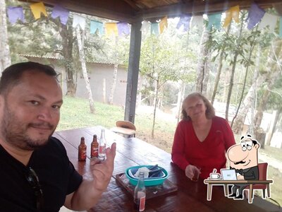 O interior do Quiosque bar off road