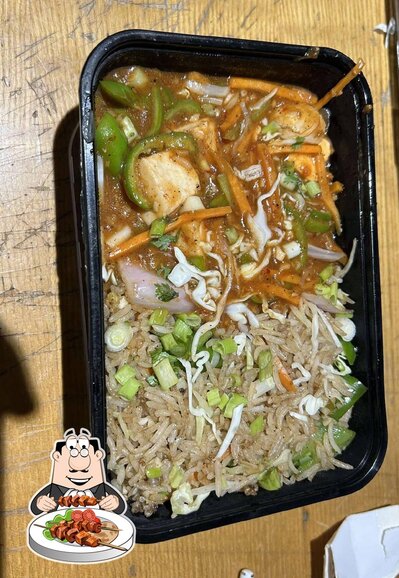 Food at Sizzling Salts