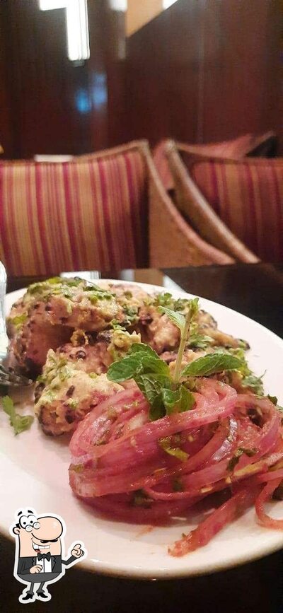 Take a seat at one of the tables at Solitiare Restaurant