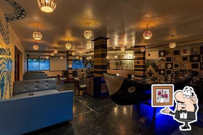 The interior of Local Bar, Karwar