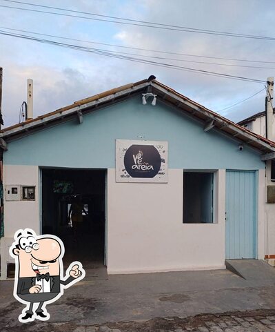 O interior do RESTAURANTE PÉ NA AREIA