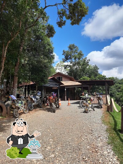 O exterior do Quiosque bar off road