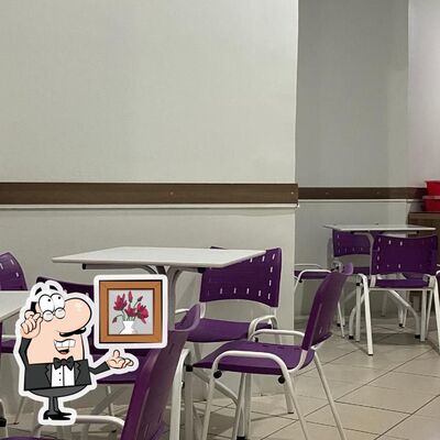 O interior do Estação Sabores - Sorveteria