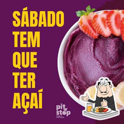 Comida em Pit Stop Açaí e Sorvetes