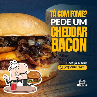 House Burger serve uma infinidade de opções para os amantes dos hambúrgueres